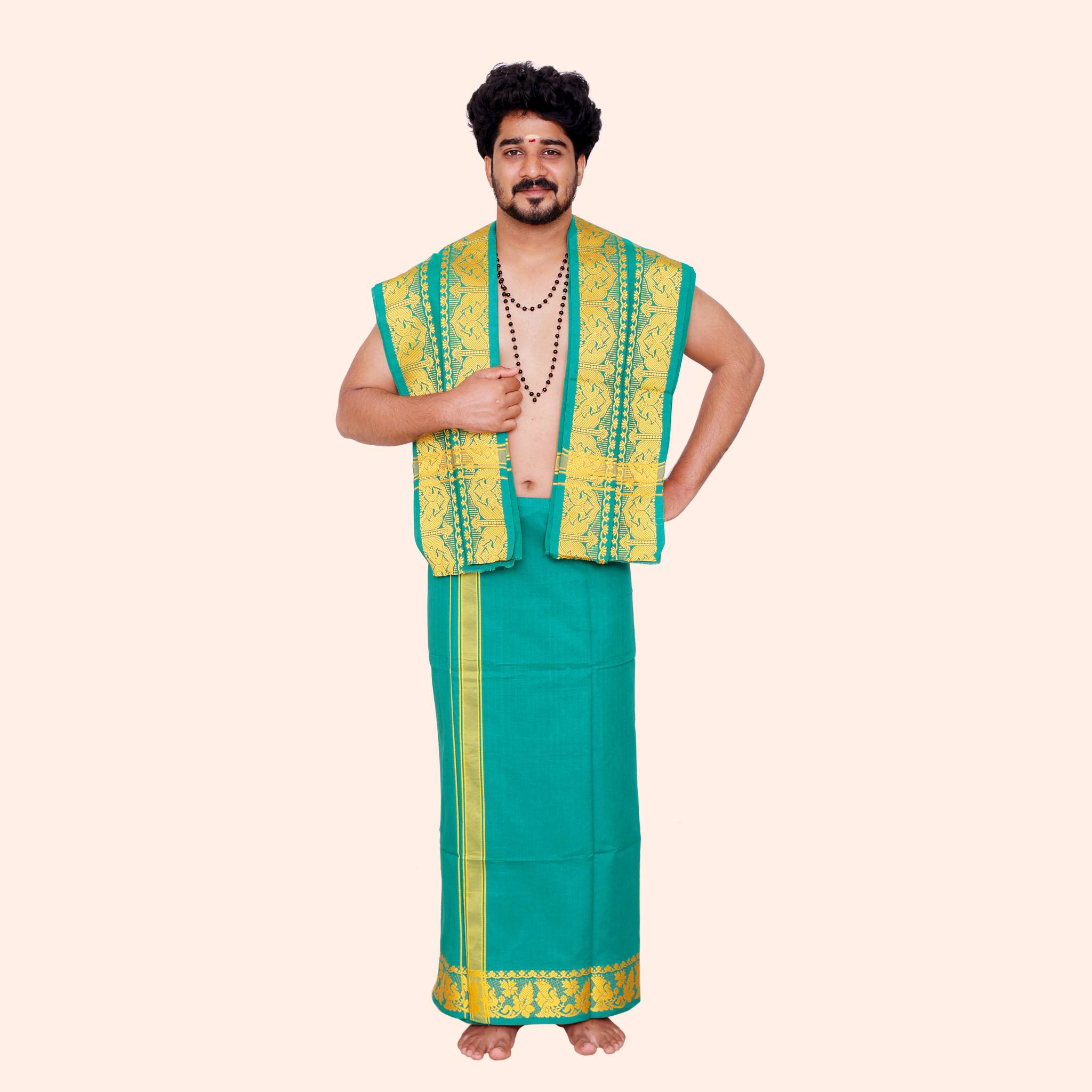 Fancy Jacquard Dhoti
