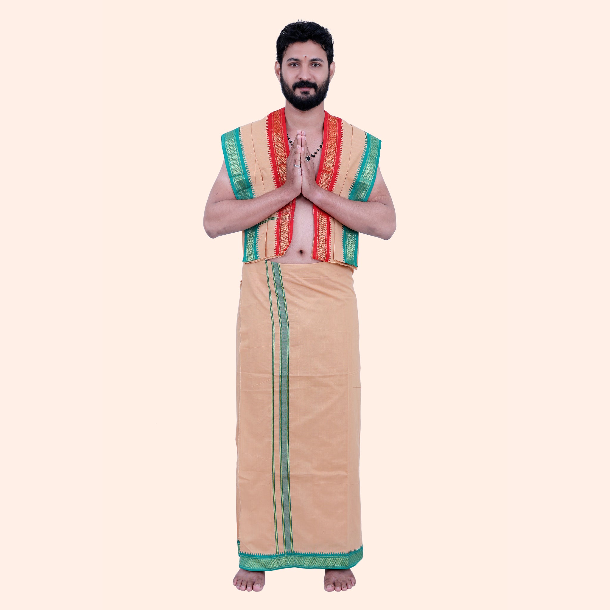 Jari Border Dhoti