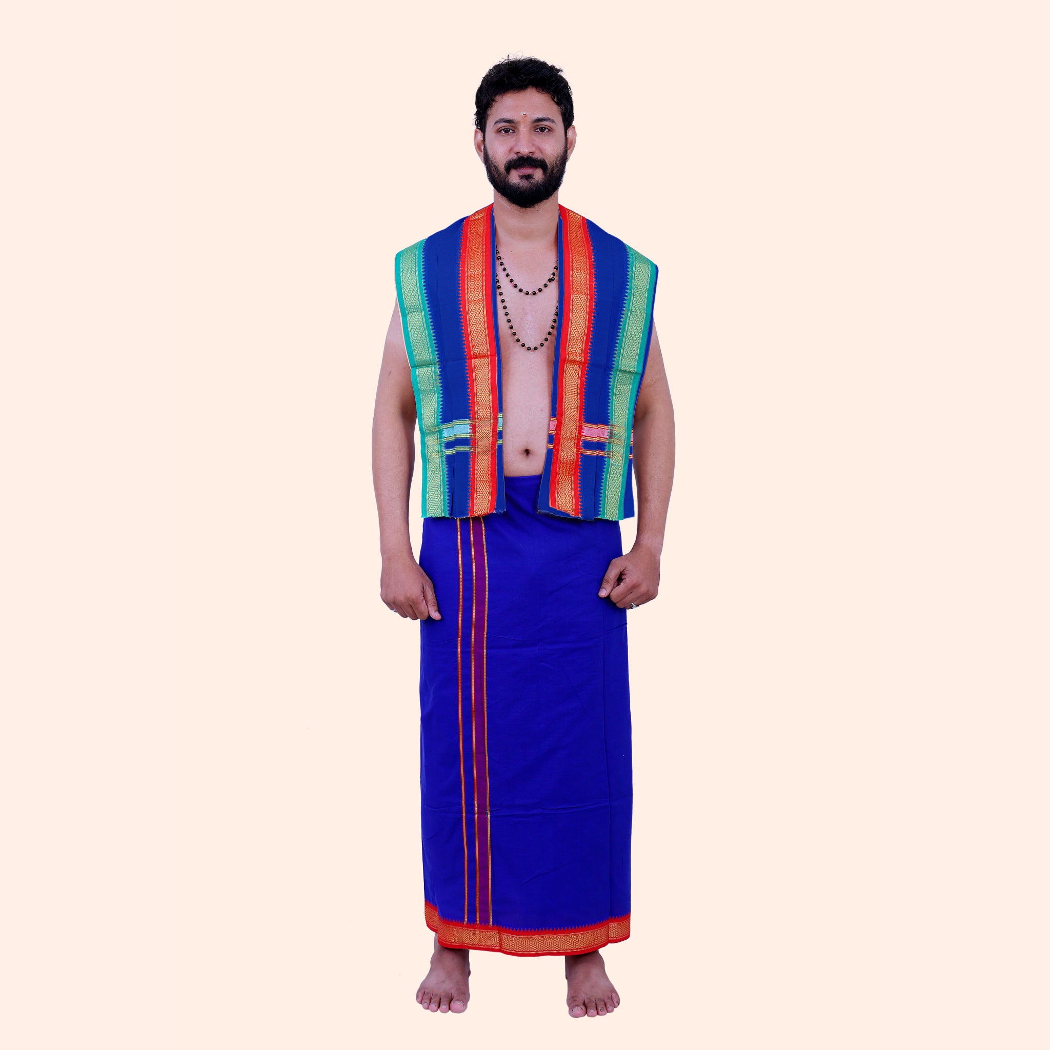 Jari Border Dhoti