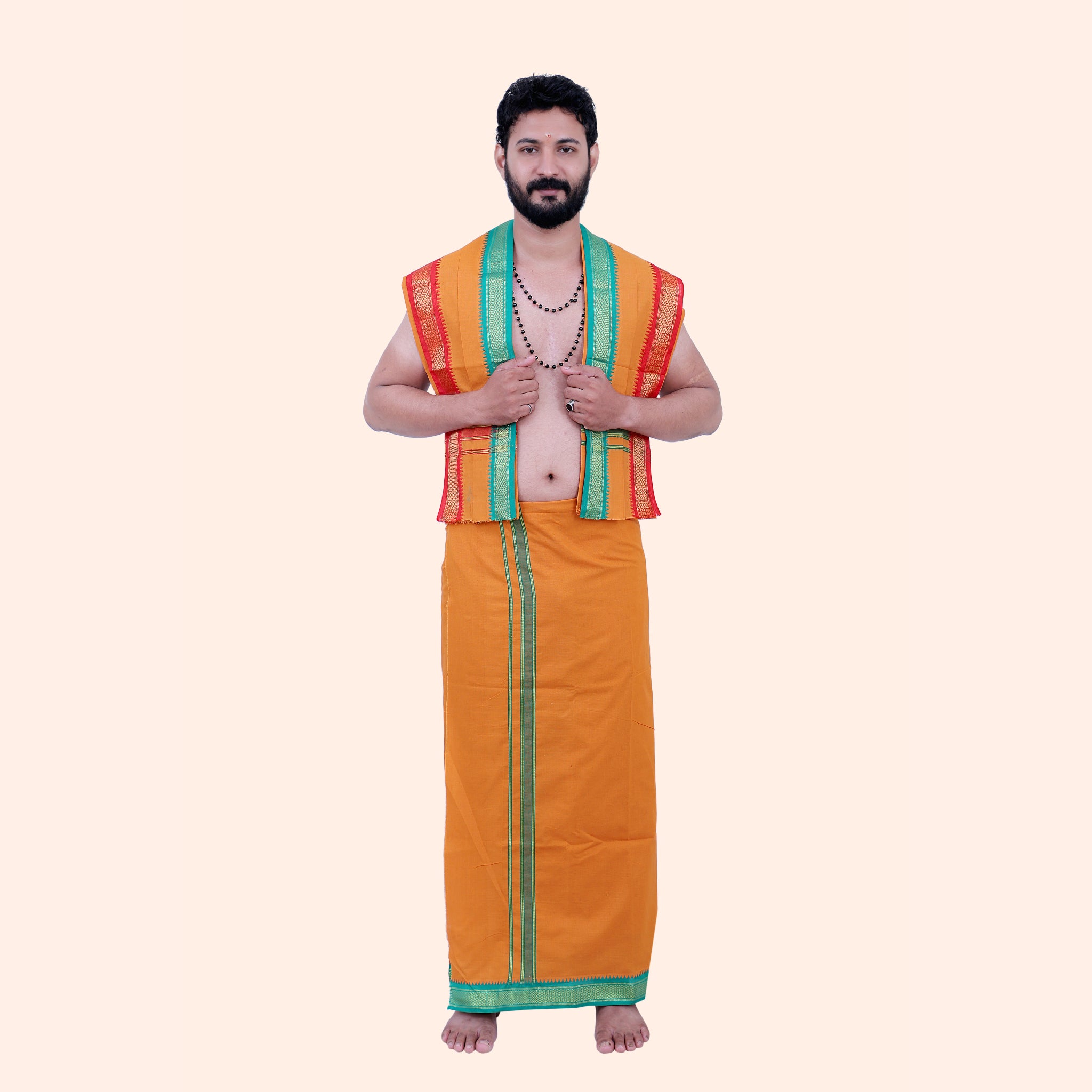 Jari Border Dhoti