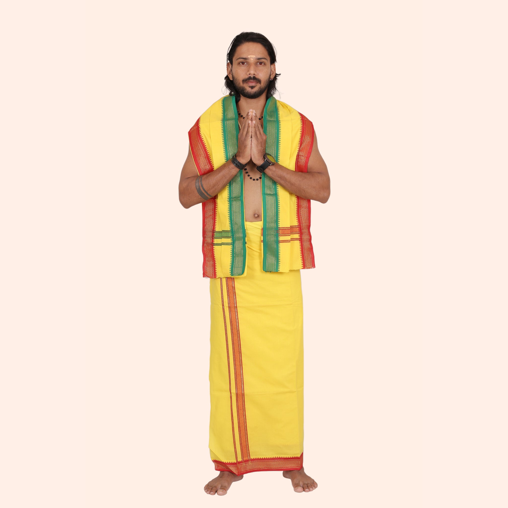 Jari Border Dhoti