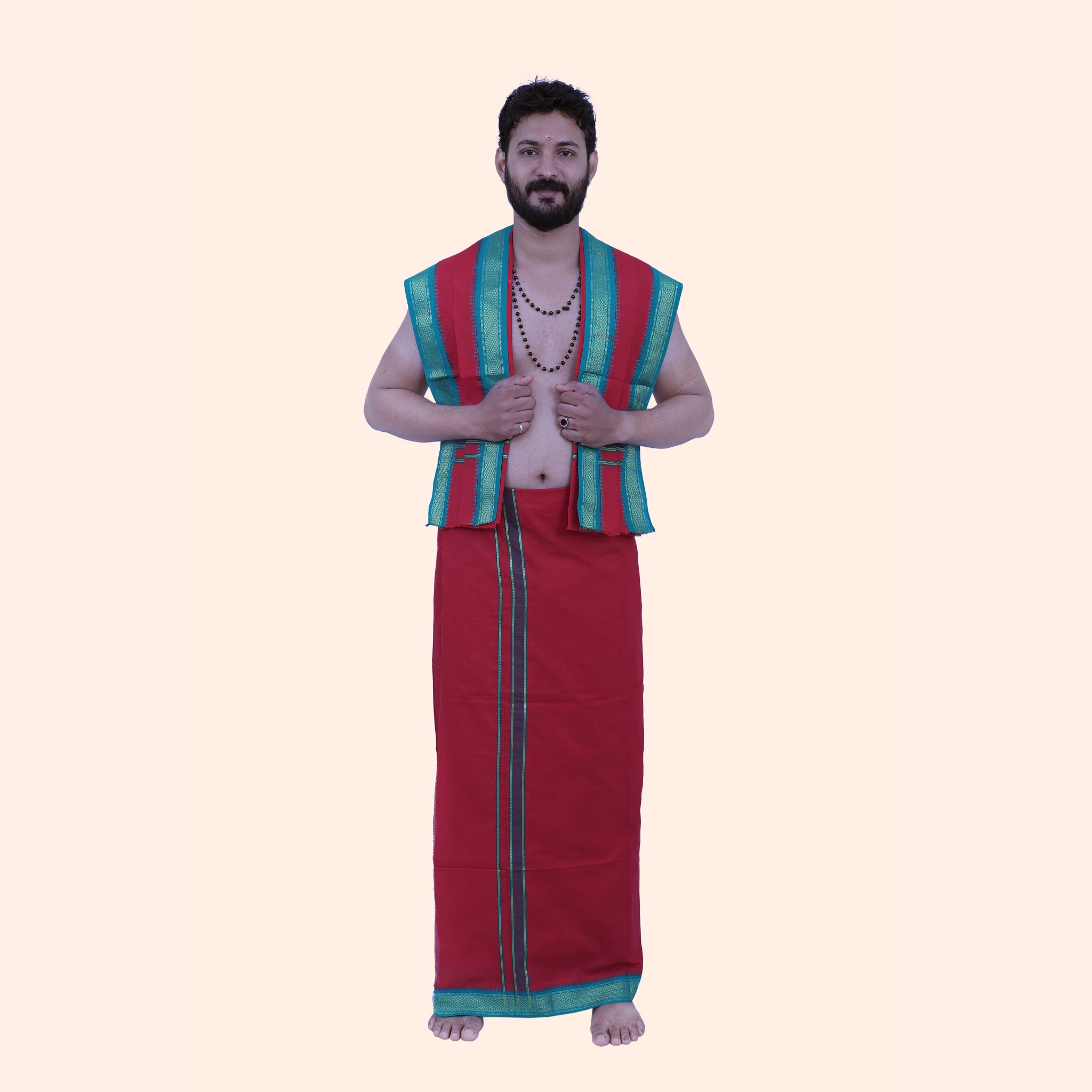 Jari Border Dhoti