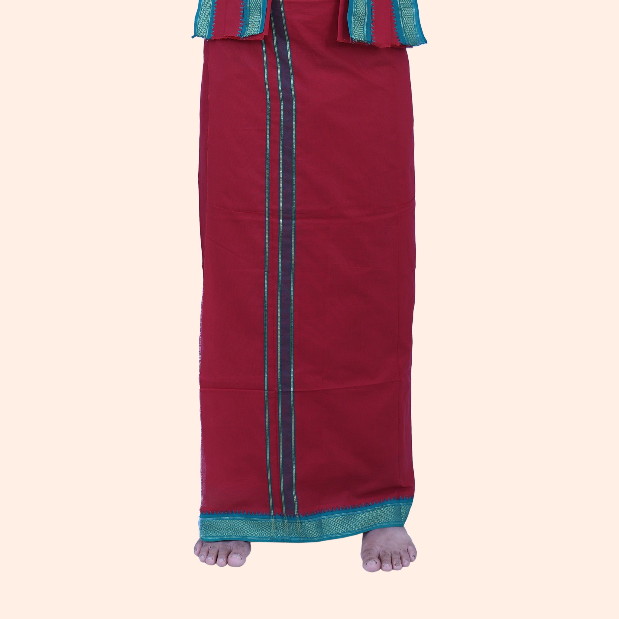 Jari Border Dhoti