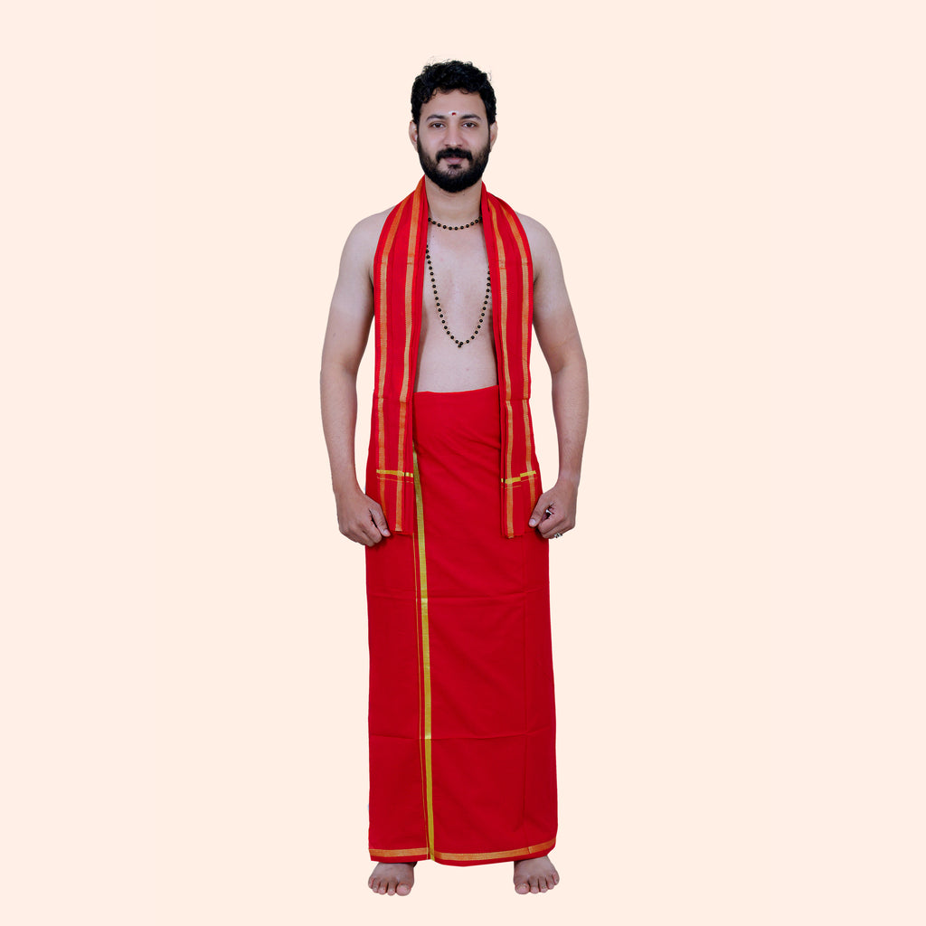 Jari Pate Dhoti