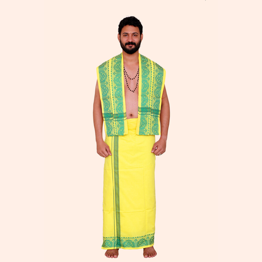 Fancy Jacquard Dhoti