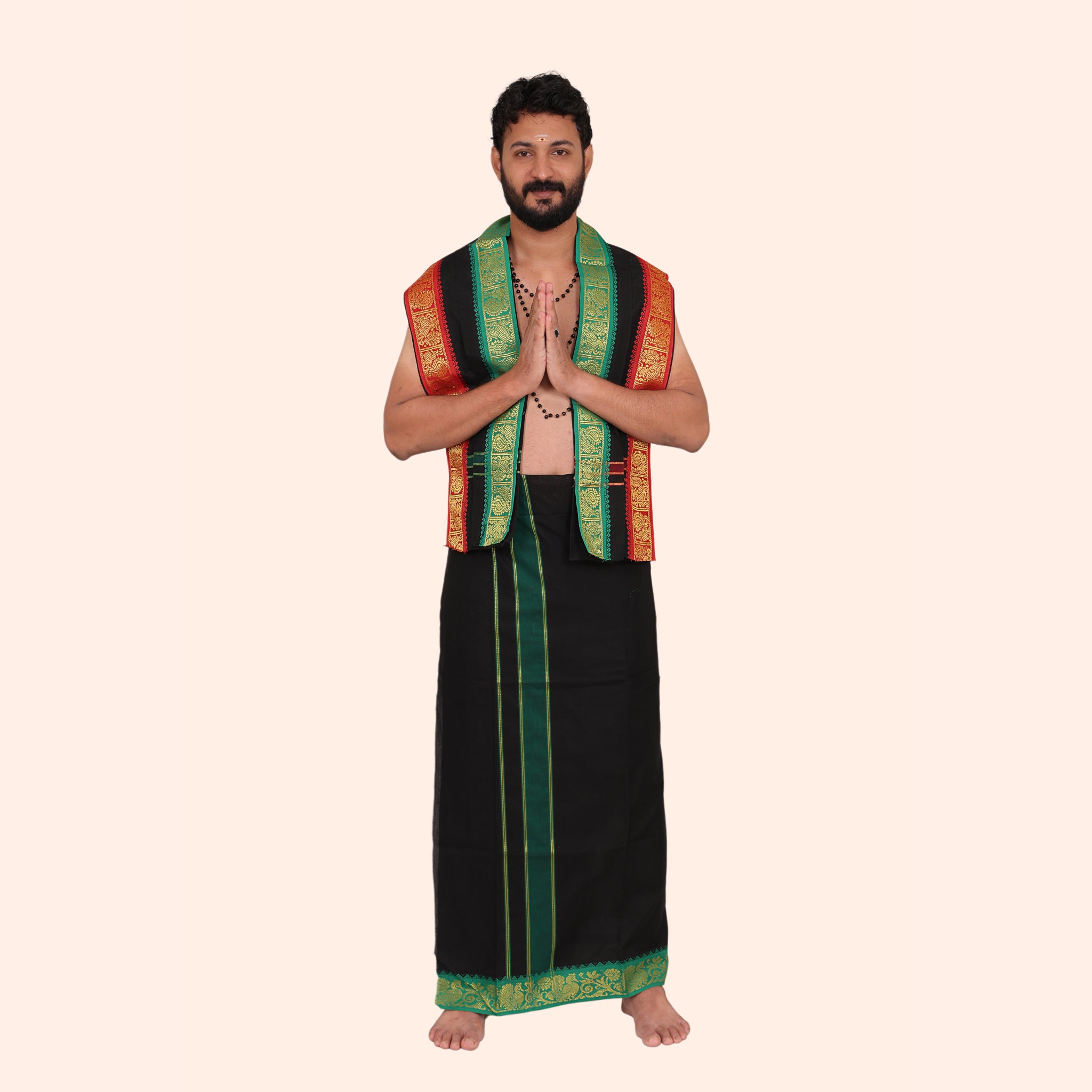 Mini Jacquard Dhoti
