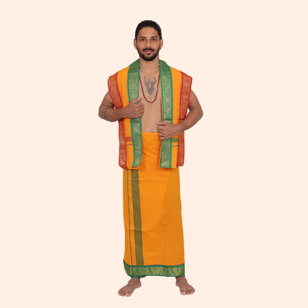 Mini Jacquard Dhoti