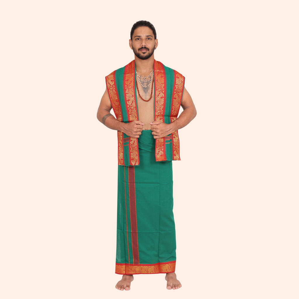 Mini Jacquard Dhoti