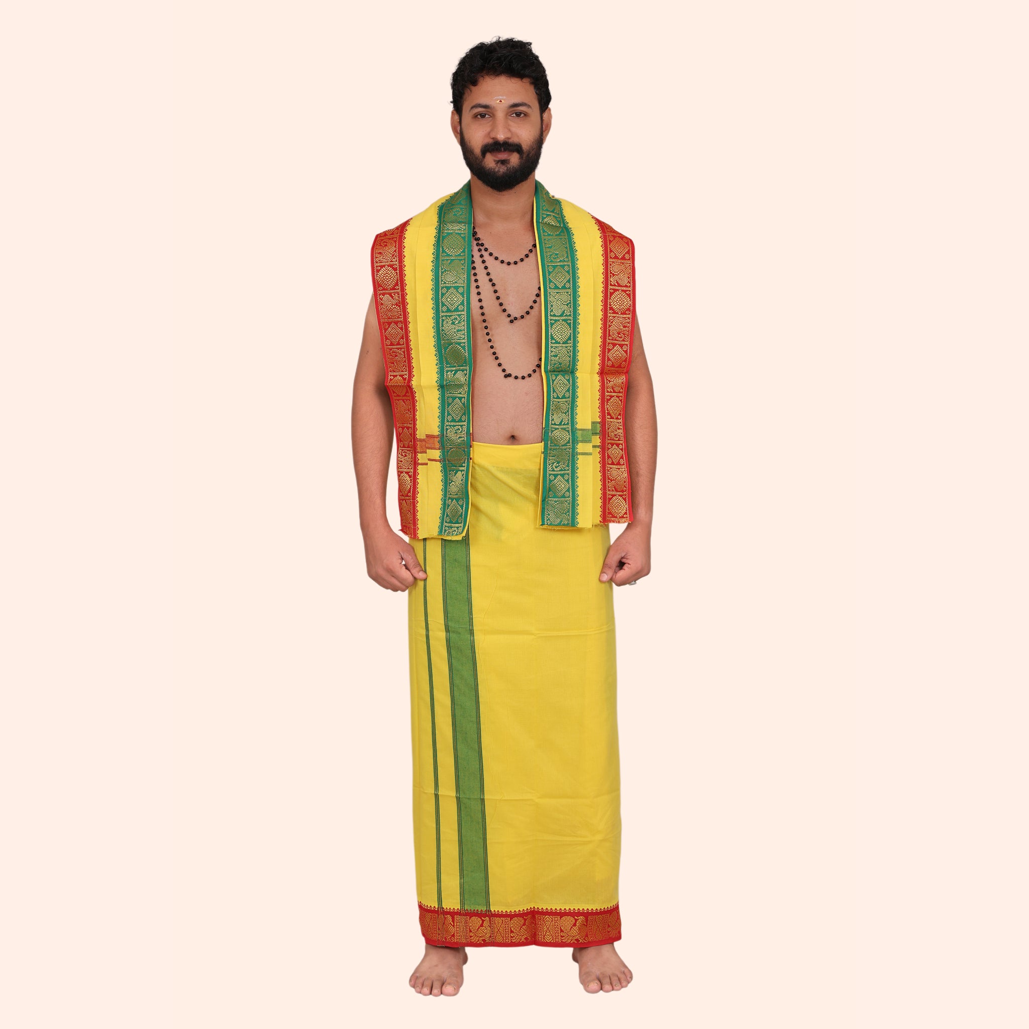 Mini Jacquard Dhoti