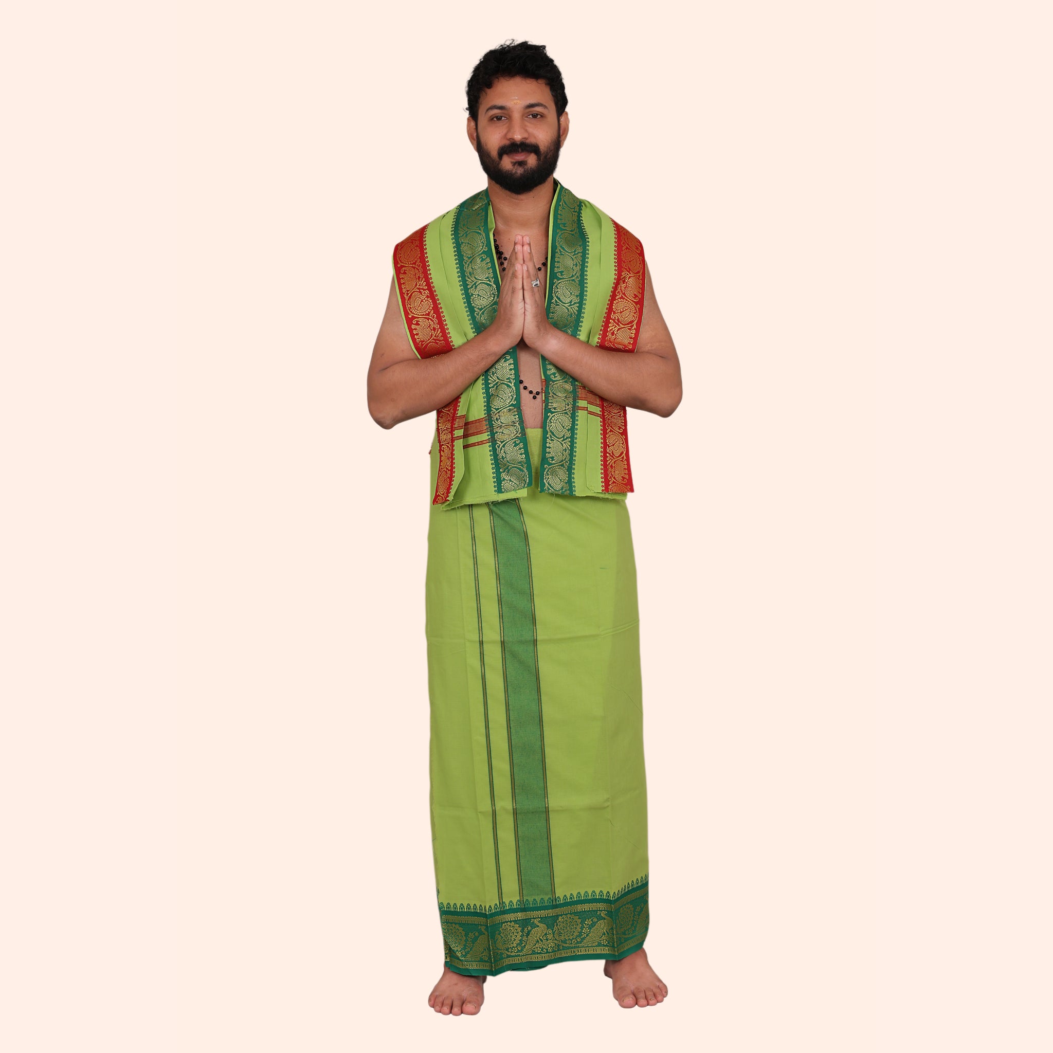 Mini Jacquard Dhoti