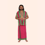 Mini Jacquard Dhoti