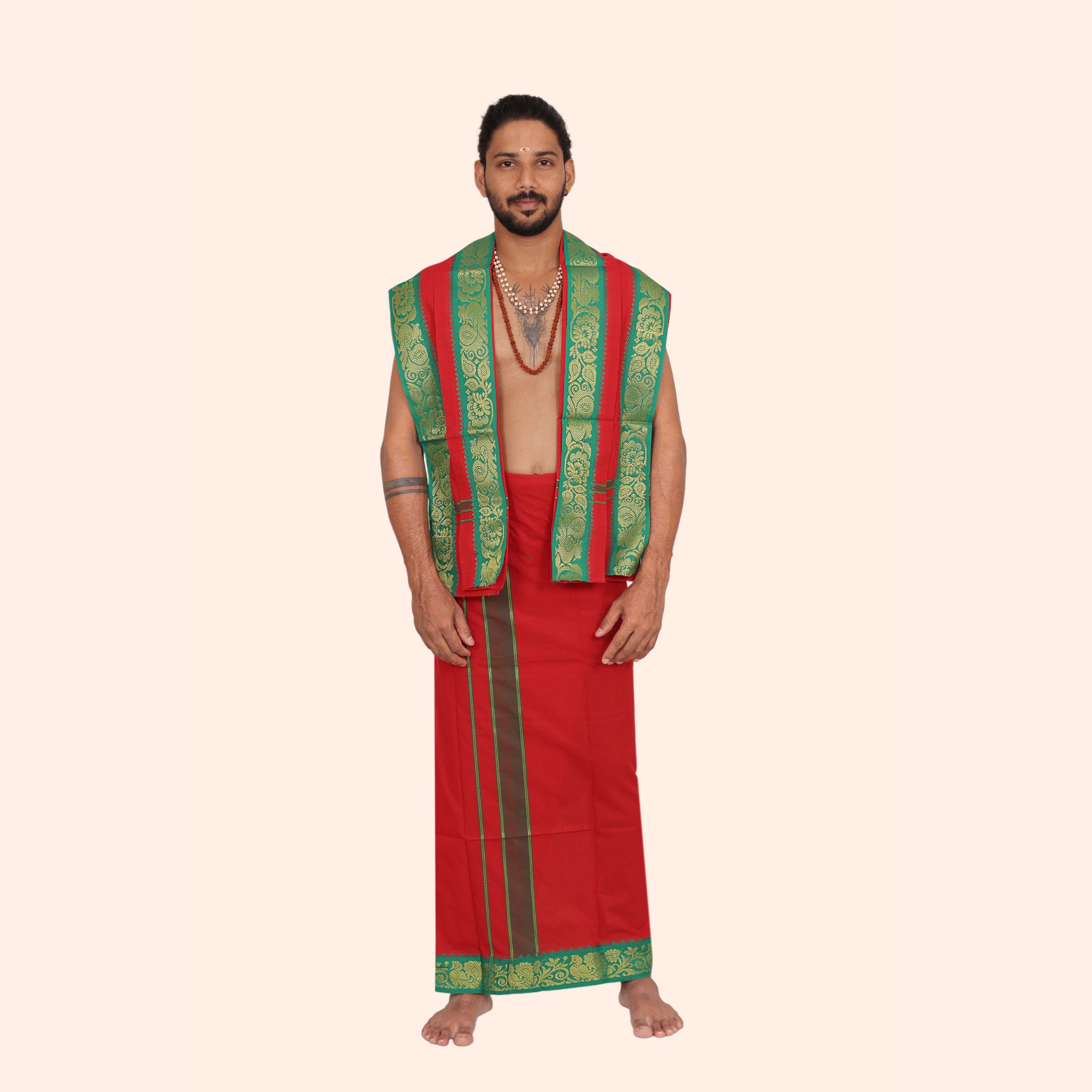Mini Jacquard Dhoti