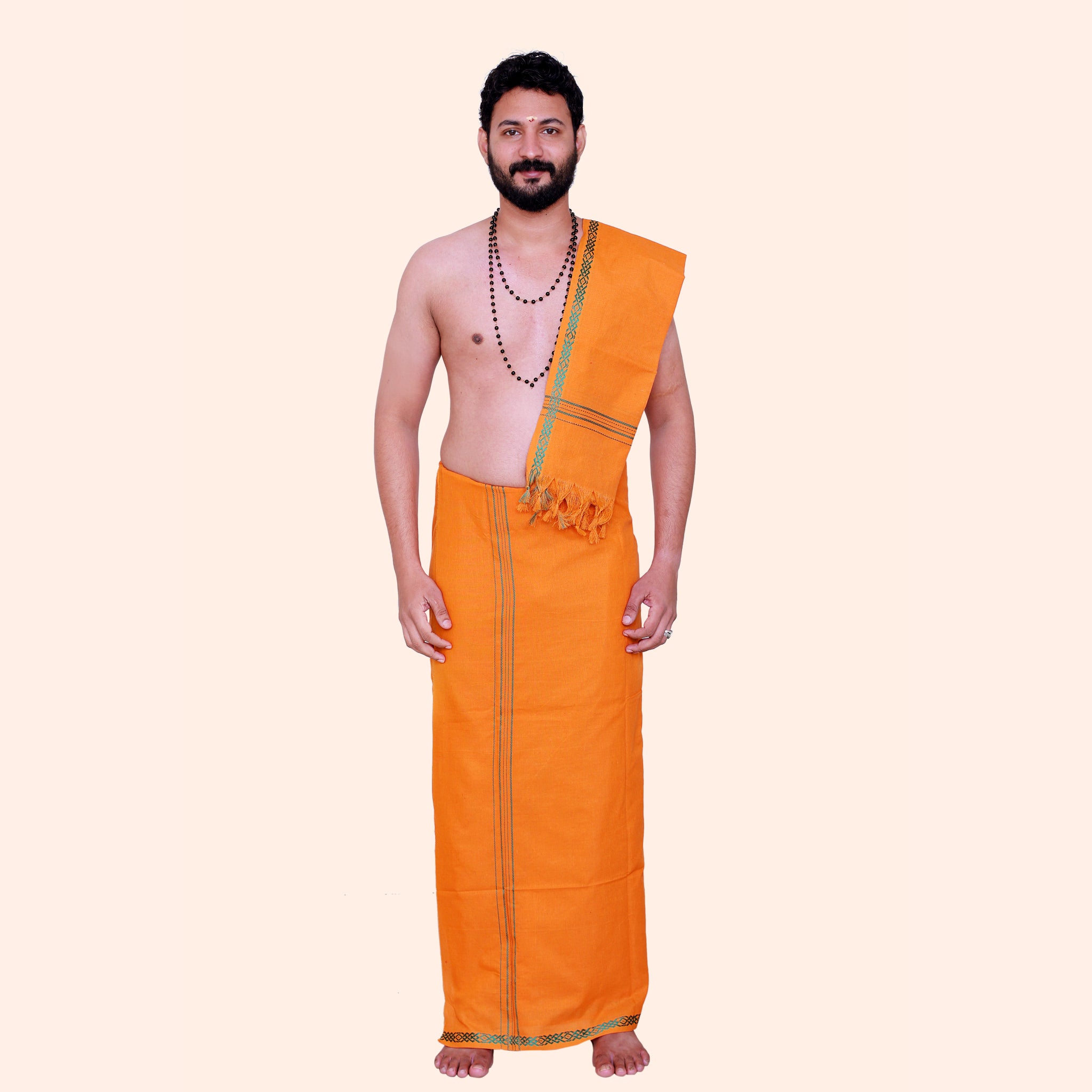Ribbon Pate Dhoti