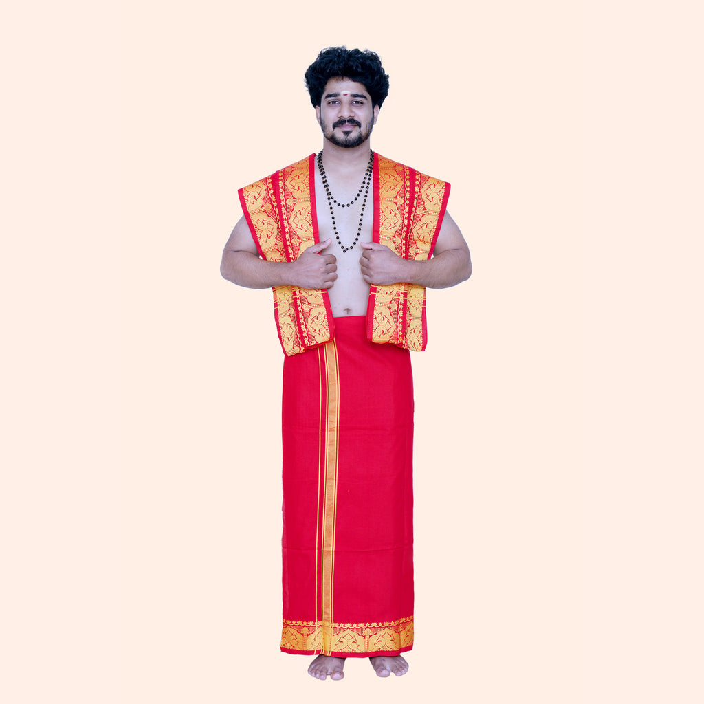 Fancy Jacquard Dhoti